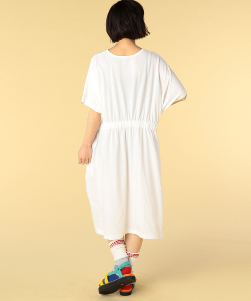 FRAPBOIS（フラボア）の「半袖ワンピース（ワンピース・レディース・ホワイト・1）」の5枚目の写真