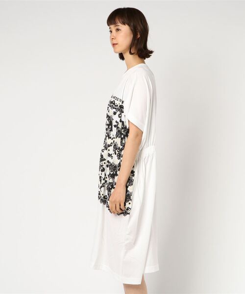 FRAPBOIS（フラボア）の「半袖ワンピース（ワンピース・レディース・ホワイト・1）」の6枚目の写真