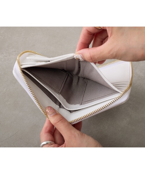 ゴールドパーツレザーウォレット