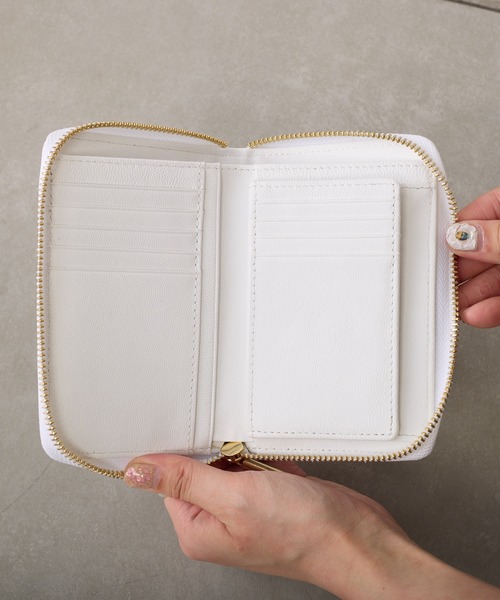 ゴールドパーツレザーウォレット