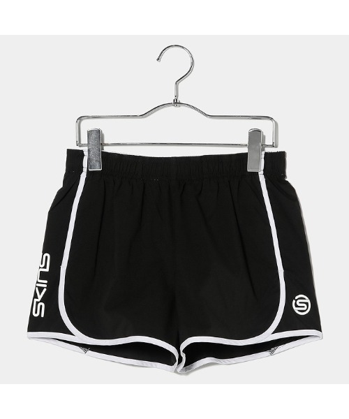 SKINS(スキンズ)の「SKINS(スキンズ)ランニングウーブンショートパンツ(その他パンツ・レディース・ブルー系/ブラック・40/38)」の3枚目の写真