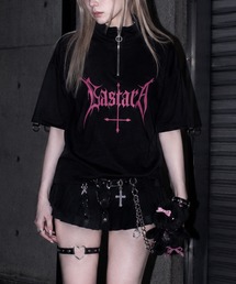 BIKE STAR（バイクスター）の「【31】[新色追加] 2WAY SLEEVE グラフィックプリント ハーフジップ 長袖/半袖（Tシャツ/カットソー）」
