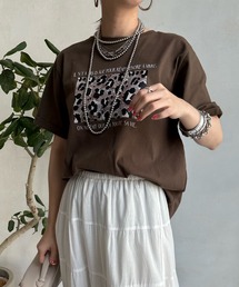 【WEB限定】レオパード転写TEE