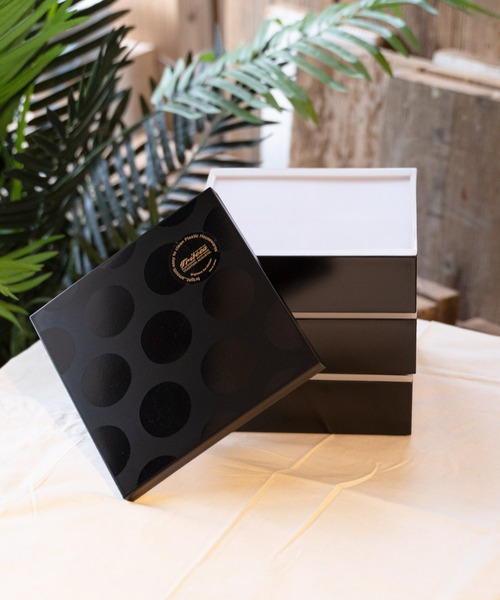 【 tradition acoustic. / トラディション アコースティック】 日本製 メタリック ドット柄 水玉 3段お重 ランチボックス TDI（お弁当箱）｜TRADITION ACOUSTIC.（トラディションアコースティック）