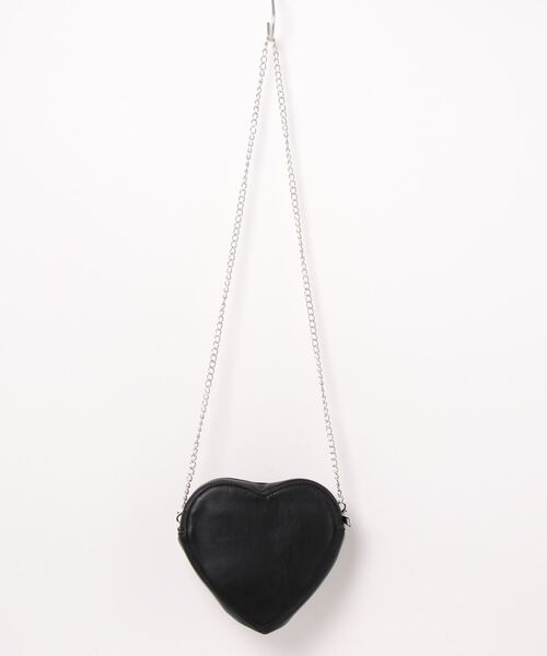ANAP GiRL（アナップガール）の「ハート型刺繍入チェーンBAG