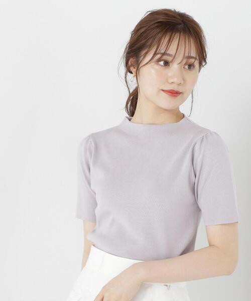 PROPORTION BODY DRESSING（プロポーションボディドレッシング）の「ハーフスリーブバックボタンニット / 1213270502（ニット/セーター・レディース・ブラック/グレー/ホワイト/レッド・SMALL/MEDIUM）」の10枚目の写真