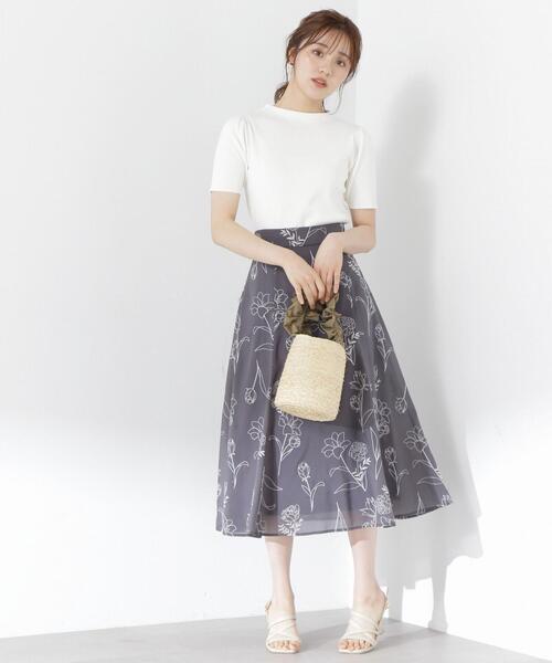 PROPORTION BODY DRESSING（プロポーションボディドレッシング）の「ハーフスリーブバックボタンニット / 1213270502（ニット/セーター・レディース・ブラック/グレー/ホワイト/レッド・SMALL/MEDIUM）」の17枚目の写真