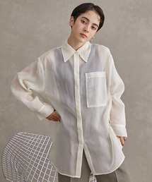 PUBLIC TOKYO | 【岐阜県産】シアーオーバーシャツ(シャツ/ブラウス)