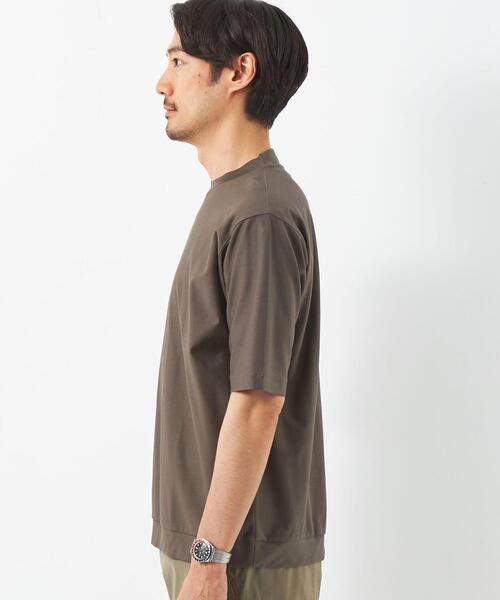 green label relaxing（グリーンレーベルリラクシング）の「ミラノビズ クルーネック Tシャツ（Tシャツ/カットソー・メンズ・ブラック/ライトグレー/モカ/グレー・S/M/L/XL）」の9枚目の写真