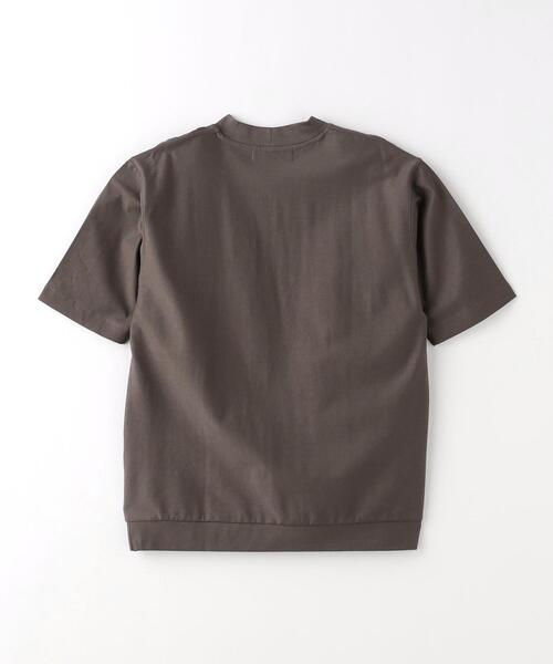 green label relaxing（グリーンレーベルリラクシング）の「ミラノビズ クルーネック Tシャツ（Tシャツ/カットソー・メンズ・ブラック/ライトグレー/モカ/グレー・S/M/L/XL）」の11枚目の写真