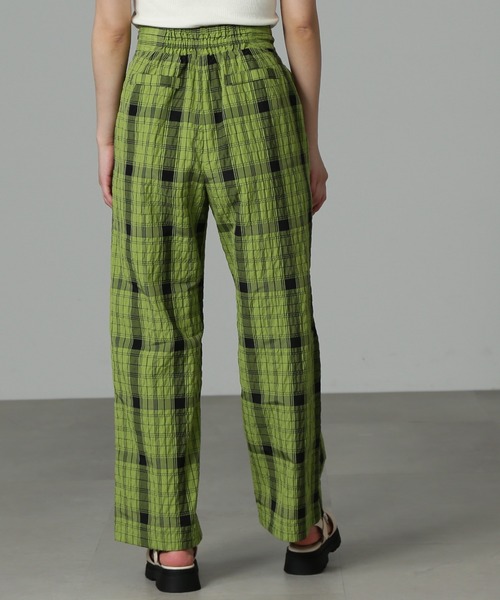 FREE'S MART（フリーズマート）の「◆ワッシャーチェックイージーパンツ（その他パンツ・レディース・ブラウン系その他/グリーン・SMALL/MEDIUM）」の13枚目の写真