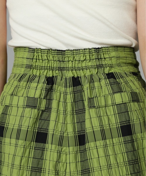 FREE'S MART（フリーズマート）の「◆ワッシャーチェックイージーパンツ（その他パンツ・レディース・ブラウン系その他/グリーン・SMALL/MEDIUM）」の15枚目の写真
