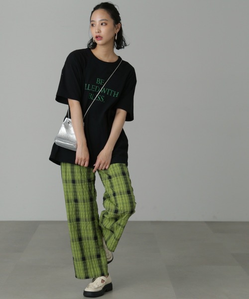 FREE'S MART（フリーズマート）の「◆ワッシャーチェックイージーパンツ（その他パンツ・レディース・ブラウン系その他/グリーン・SMALL/MEDIUM）」の18枚目の写真