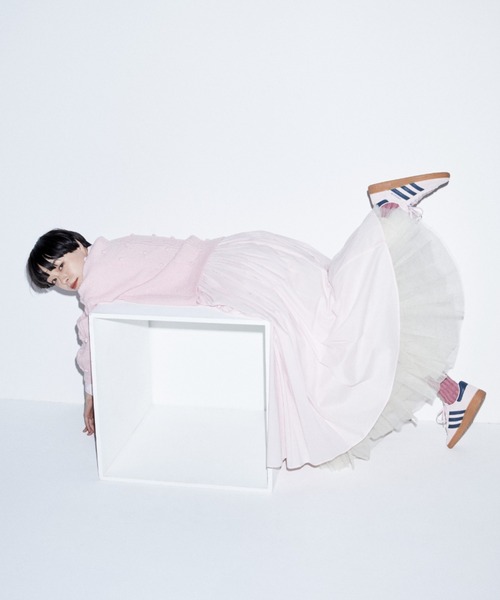 Libra Cue（リブラ キュー）の「コットンギャザーボリュームスカート（スカート・レディース・アイボリー/ブラック/ブルー/レッド/ベビーピンク/イエロー/チェック/ネイビー/ベージュ/ライトブルー/スカイブルー/カーキ・FREE）」の21枚目の写真