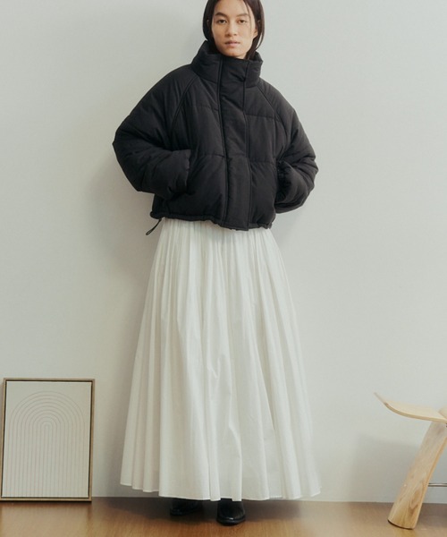 コットンギャザーボリュームスカート（スカート）｜Libra Cue（リブラ
