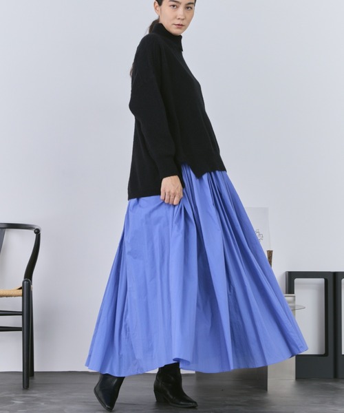 コットンギャザーボリュームスカート（スカート）｜Libra Cue（リブラ