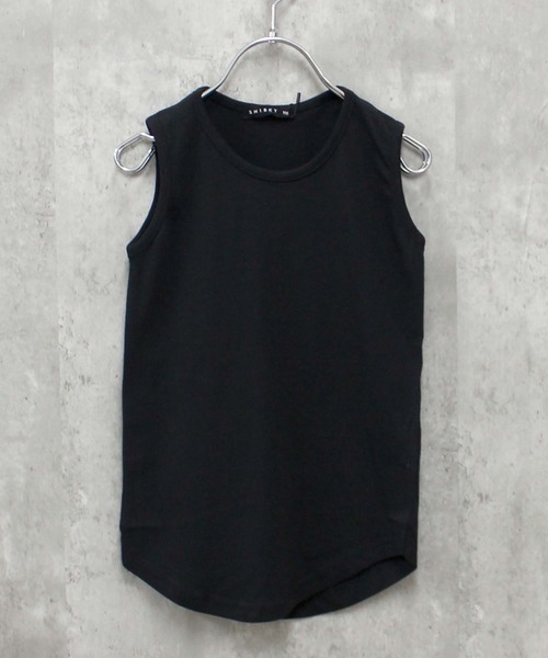 THE CASUAL(カジュアル)の「無地タンクトップ(タンクトップ・キッズ・オフホワイト/オレンジ/ネイビー/ダークグリーン/チャコール/ベージュ/杢グレー/ミント/モカ/ブラック・150cm/130cm/110cm/140cm/160cm/120cm)」の18枚目の写真