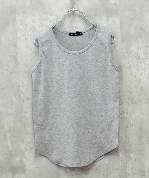 THE CASUAL(カジュアル)の「無地タンクトップ(タンクトップ・キッズ・オフホワイト/オレンジ/ネイビー/ダークグリーン/チャコール/ベージュ/杢グレー/ミント/モカ/ブラック・150cm/130cm/110cm/140cm/160cm/120cm)」の19枚目の写真