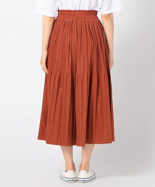 Grand PARK（グランドパーク）の「ミジンコール プリーツスカート（スカート・レディース・カーキ/オレンジ/ネイビー/マスタード・FREE）」の9枚目の写真