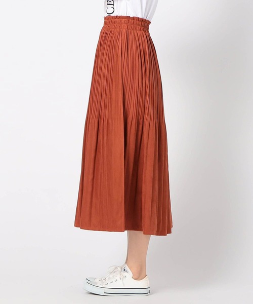 Grand PARK（グランドパーク）の「ミジンコール プリーツスカート（スカート・レディース・カーキ/オレンジ/ネイビー/マスタード・FREE）」の10枚目の写真