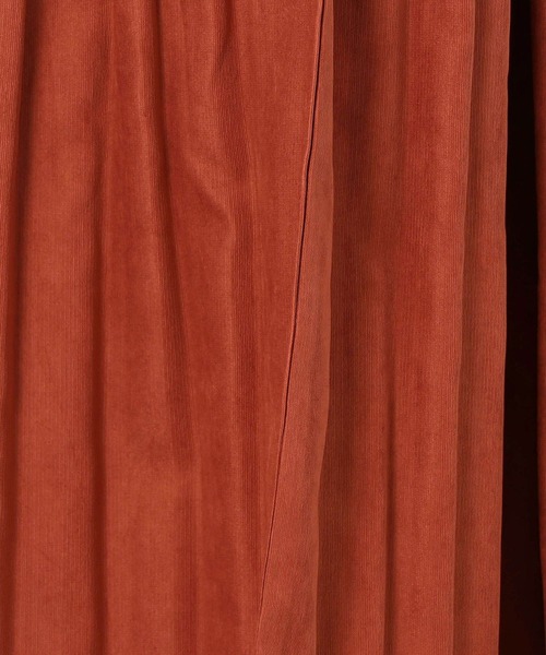 Grand PARK（グランドパーク）の「ミジンコール プリーツスカート（スカート・レディース・カーキ/オレンジ/ネイビー/マスタード・FREE）」の14枚目の写真