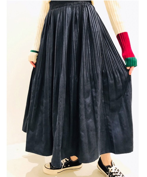 Grand PARK（グランドパーク）の「ミジンコール プリーツスカート（スカート・レディース・カーキ/オレンジ/ネイビー/マスタード・FREE）」の19枚目の写真