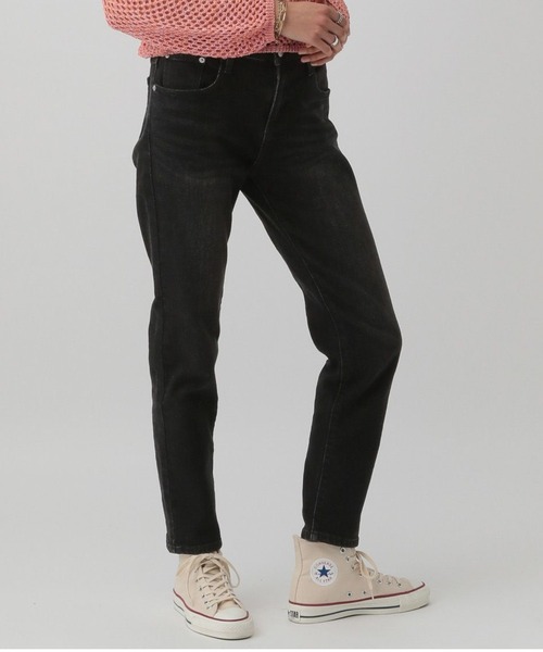 saloon（サルーン）の「SALOON(サルーン)/スリムテーパードデニム（デニムパンツ・レディース・ライトブルー/ブラック/ブルー・SMALL/MEDIUM/X-SMALL）」の2枚目の写真