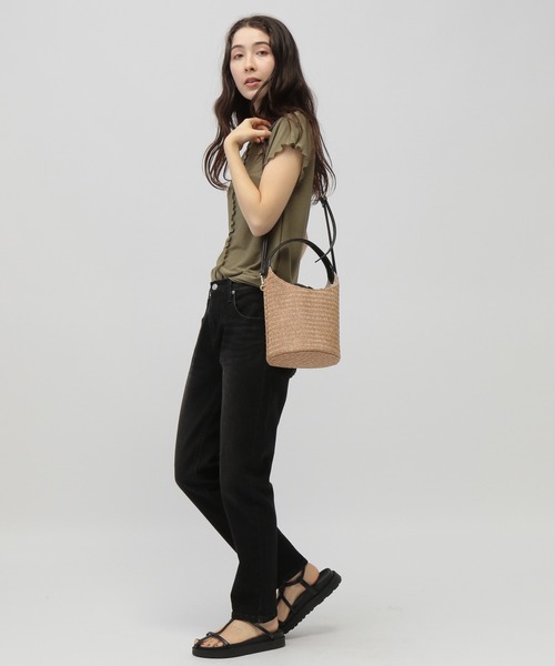 saloon（サルーン）の「SALOON(サルーン)/スリムテーパードデニム（デニムパンツ・レディース・ライトブルー/ブラック/ブルー・SMALL/MEDIUM/X-SMALL）」の5枚目の写真