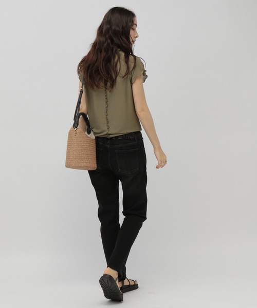 saloon（サルーン）の「SALOON(サルーン)/スリムテーパードデニム（デニムパンツ・レディース・ライトブルー/ブラック/ブルー・SMALL/MEDIUM/X-SMALL）」の6枚目の写真