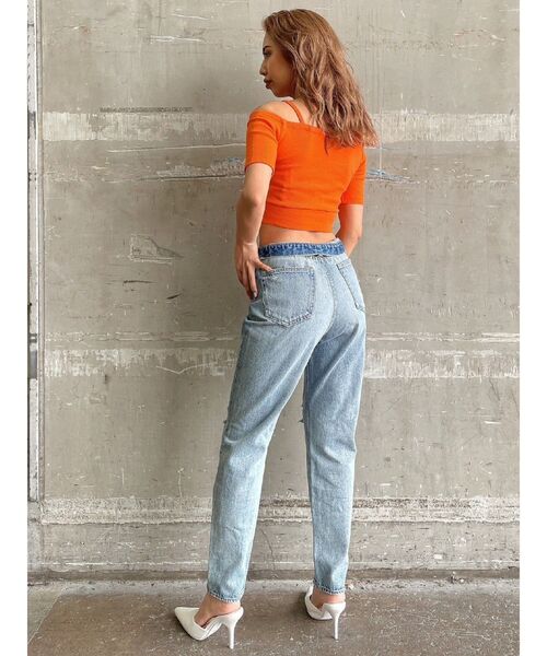 ラスト1点！GYDA ハーフスリーブカシュクールオフショルショートTOPS WH SALE】GYDA ハーフスリーブカシュクールオフショルショート