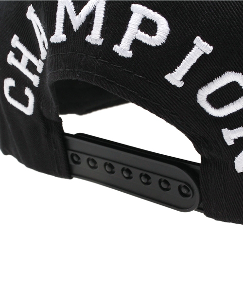 styles（スタイルス）の「ユニセックス チャンピオン ニューヨーク キャップ Champion NYC CAP P1411-04（キャップ・レディース・ブラック/ネイビー/ホワイト・ONE SIZE）」の7枚目の写真