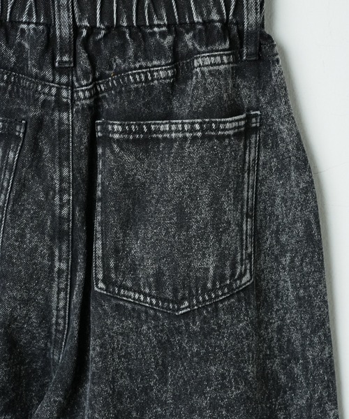 WEGO（ウィゴー）の「WEGO/【マルチサイズ】ウエストフリルデニムマムパンツ（デニムパンツ・レディース・ライトインディゴブルー/コバルトブルー/ブラック系その他/ブラック・MEDIUM/SMALL/LARGE/X-SMALL）」の9枚目の写真