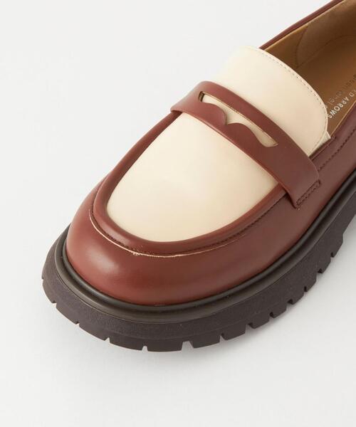 green label relaxing(グリーンレーベルリラクシング)の「バイカラー ローファー 22cm-23cm(ローファー・キッズ・ブラック/ブラウン・22cm/23cm)」の9枚目の写真