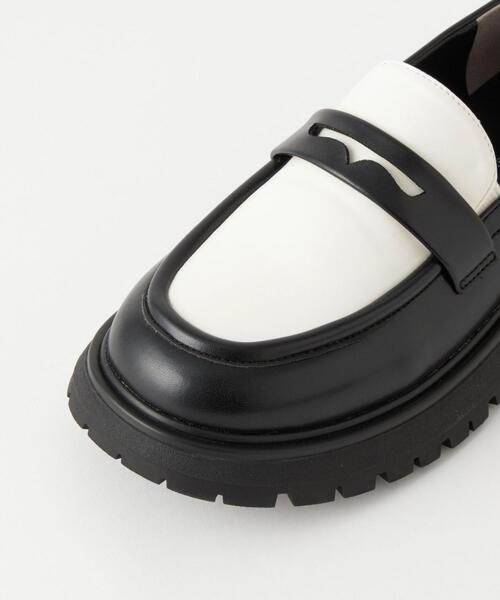 green label relaxing(グリーンレーベルリラクシング)の「バイカラー ローファー 22cm-23cm(ローファー・キッズ・ブラック/ブラウン・22cm/23cm)」の8枚目の写真