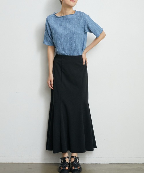 RETRO GIRL（レトロガール）の「フリンジJQTee（Tシャツ/カットソー・レディース・ブラック/ホワイト/オレンジ/ブルー・FREE）」の8枚目の写真