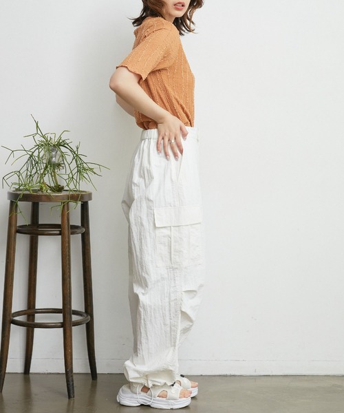 RETRO GIRL（レトロガール）の「フリンジJQTee（Tシャツ/カットソー・レディース・ブラック/ホワイト/オレンジ/ブルー・FREE）」の17枚目の写真