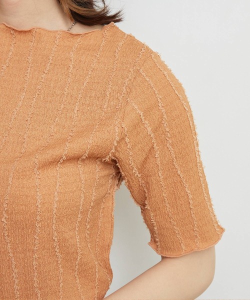 RETRO GIRL（レトロガール）の「フリンジJQTee（Tシャツ/カットソー・レディース・ブラック/ホワイト/オレンジ/ブルー・FREE）」の20枚目の写真