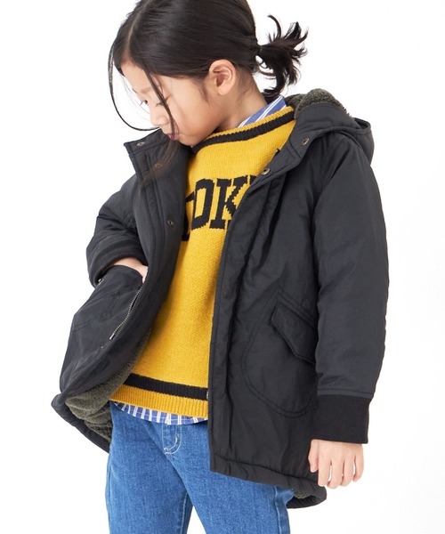 MAKE YOUR DAY（メイクユアデイ）の「BROOKLYNロゴジャガードニット■80～140cm（ニット/セーター・キッズ・マスタード/ネイビー・120/100/130/80/90/110/140）」の12枚目の写真