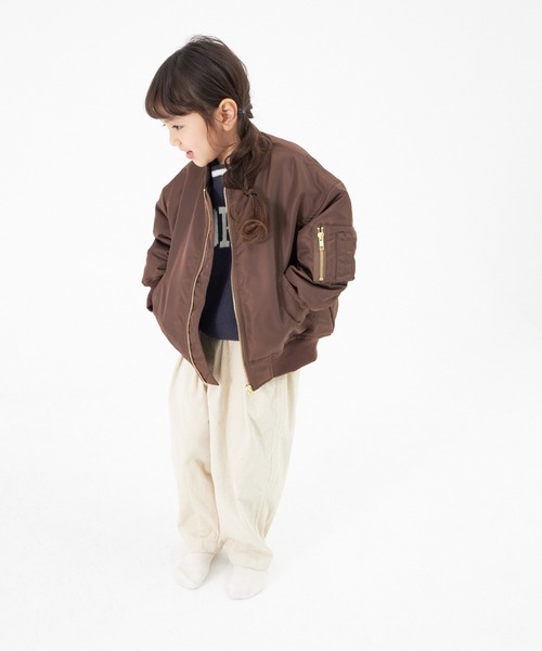 MAKE YOUR DAY（メイクユアデイ）の「BROOKLYNロゴジャガードニット■80～140cm（ニット/セーター・キッズ・マスタード/ネイビー・120/100/130/80/90/110/140）」の7枚目の写真