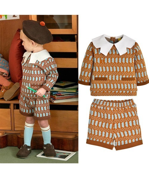 moimoln（モイモルン）の「【セットアップ】オープンブック5分丈