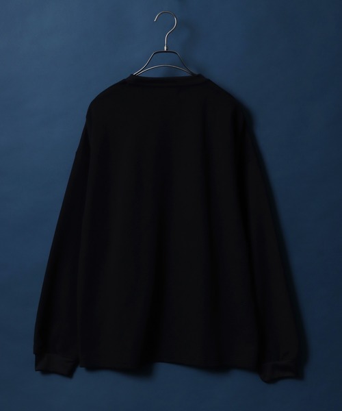 ANPAS（アンパス）の「Amunzen Wave Switching Design Oversized T-shirt/梨地 ウェーブ切替 オーバーサイズ Tシャツ（Tシャツ/カットソー・メンズ・グレー系その他/ブラック系その他2/ブラック系その他/ホワイト系その他2/グレー系その他2/ホワイト系その他・M/L）」の8枚目の写真