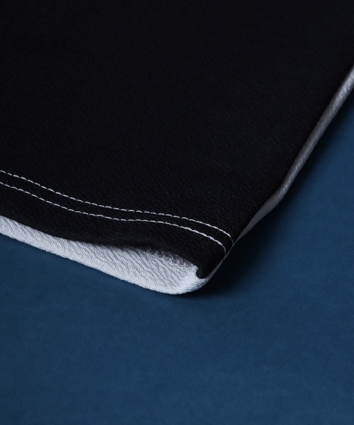 ANPAS（アンパス）の「Amunzen Wave Switching Design Oversized T-shirt/梨地 ウェーブ切替 オーバーサイズ Tシャツ（Tシャツ/カットソー・メンズ・グレー系その他/ブラック系その他2/ブラック系その他/ホワイト系その他2/グレー系その他2/ホワイト系その他・M/L）」の12枚目の写真