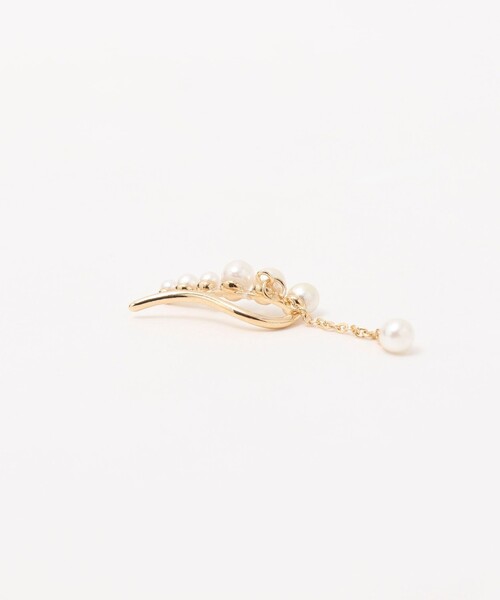 NOLLEY’S Sophi(ノーリーズソフィ)の「スライドパールイヤリング(イヤリング・レディース・オフホワイト・FREE)」の4枚目の写真