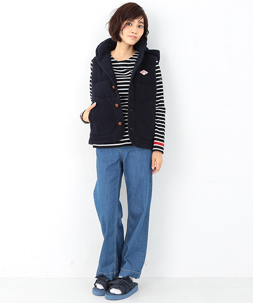 Ray BEAMS（レイビームス）の「Ray BEAMS / ストレッチ デニム バギー パンツ（デニムパンツ・レディース・ブルー系その他/ネイビー・0/1）」の16枚目の写真