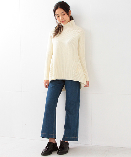 Ray BEAMS（レイビームス）の「Ray BEAMS / ストレッチ デニム バギー パンツ（デニムパンツ・レディース・ブルー系その他/ネイビー・0/1）」の13枚目の写真