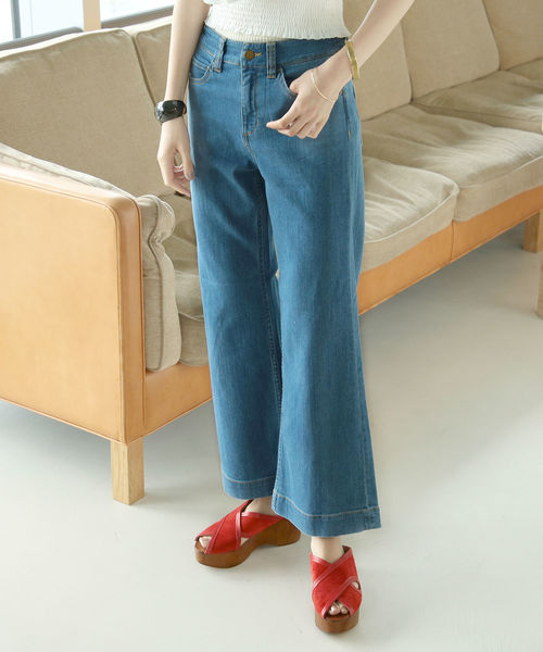 Ray BEAMS（レイビームス）の「Ray BEAMS / ストレッチ デニム バギー パンツ（デニムパンツ・レディース・ブルー系その他/ネイビー・0/1）」の11枚目の写真