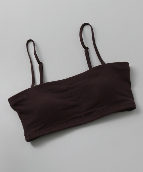 e/rm(イーアールエム)の「【e/rm】】cohan(コハン)スマイルコットンバンドゥ(ブラジャー・レディース・ブラック/ブラウン系その他・FREE)」の1枚目の写真