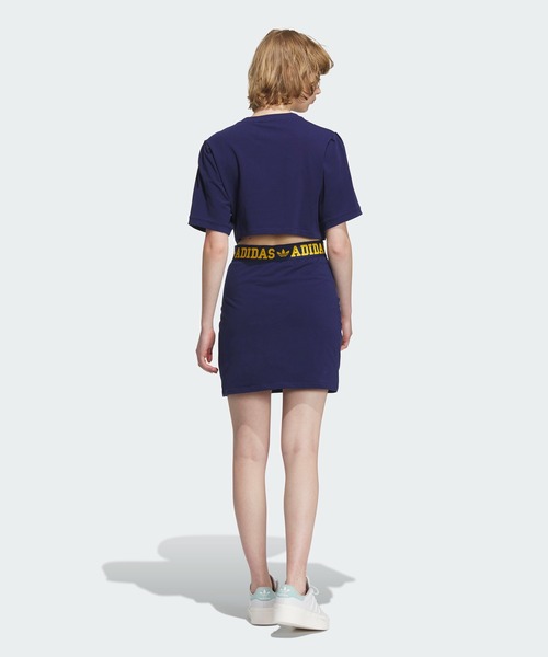 adidas VARCT DRESS グレー 半袖 adidas（アディダス）の「VARCT DRESS / アディダスオリジナルス