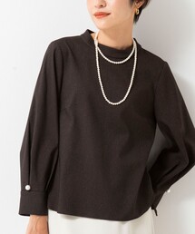 NOLLEY’S | ウォッシャブルウールライクハイネックブラウス(シャツ/ブラウス)