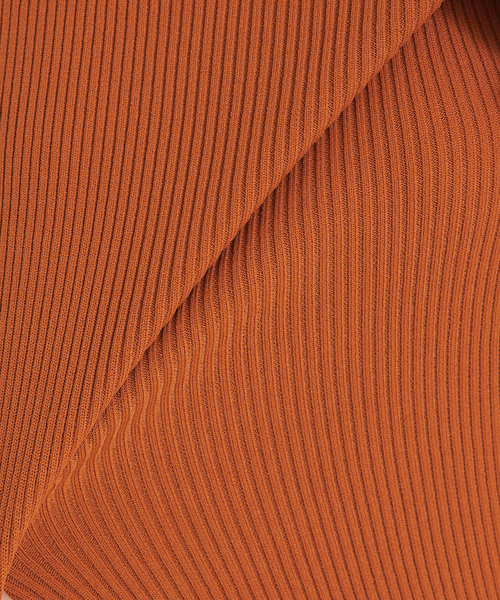 abahouse mavie(アバハウスマヴィ)の「ポリエステルリブハイネック(ニット/セーター・レディース・ホワイト/ホワイト系その他/ブラック/ダークオレンジ・フリー)」の12枚目の写真